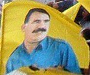PKK Flag with Ocalan